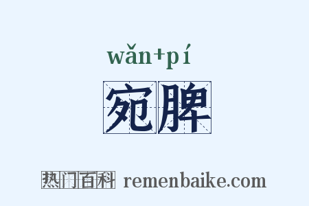 宛脾是什么意思的图片